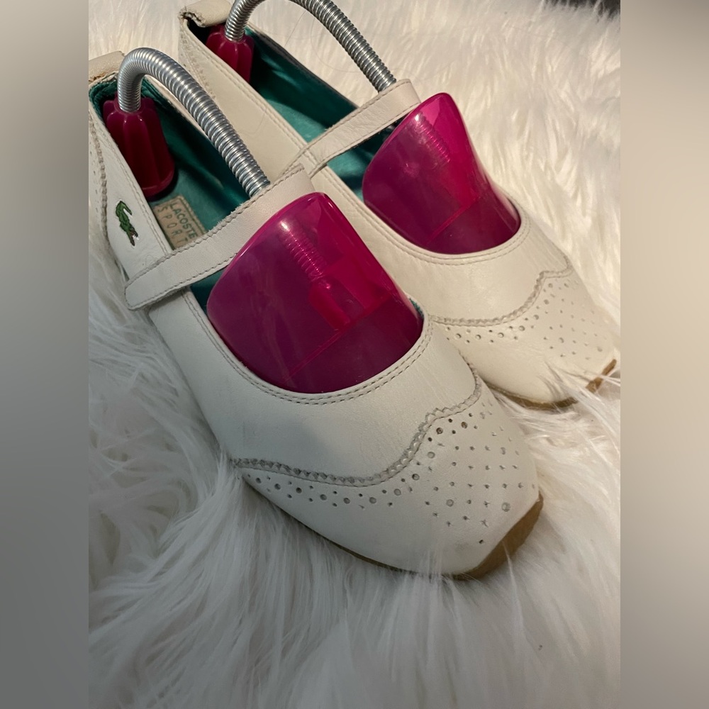 Lacoste ballerina shoes size 6 new never worn